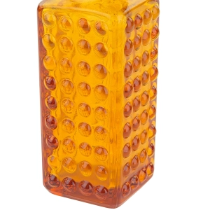 79180 HEŘMANOVA HUŤ V. HANUŠ DESIGNERSKI WAZON BURSZTYNOWE SZKŁO (6).jpg