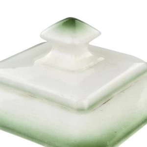 79186 SECESJA KONWALIE I FIOŁKI CERAMICZNY POJEMNIK KUCHENNY NA RYŻ FRANCJA (7).jpg