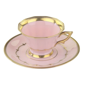 79248 HUTSCHENREUTHER MOKKA ZE SPODKIEM Z RÓŻOWEJ PORCELANY (1).jpg