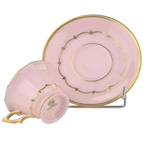 79248 HUTSCHENREUTHER MOKKA ZE SPODKIEM Z RÓŻOWEJ PORCELANY (8).jpg