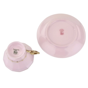 79248 HUTSCHENREUTHER MOKKA ZE SPODKIEM Z RÓŻOWEJ PORCELANY (11).jpg