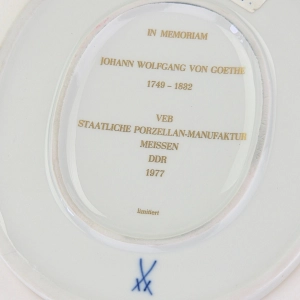 79251 MEIßEN MIŚNIA PLAKIETA OBRAZ Z PODOBIZNĄ JOHANNA. W. VON GOETHEGO (9).jpg