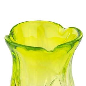79298 CHŘIBSKÁ ZIELONY LIMONKOWY WAZON PIĘKNE SZKŁO ARTYSTYCZNE HOSPODKA (3).jpg