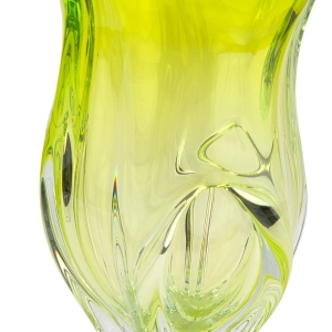 79298 CHŘIBSKÁ ZIELONY LIMONKOWY WAZON PIĘKNE SZKŁO ARTYSTYCZNE HOSPODKA (5).jpg