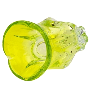 79298 CHŘIBSKÁ ZIELONY LIMONKOWY WAZON PIĘKNE SZKŁO ARTYSTYCZNE HOSPODKA (8).jpg