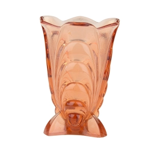 79299 REICH PRAWDZIWA RZADKOŚĆ DUŻY WAZON ART-DECO W KOLORZE ŁOSOSIOWYM (1).jpg