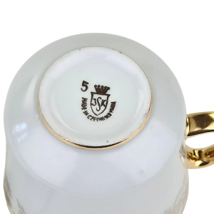 79345 STRUŽNA SZARA FILIŻANKA ZE SPODKIEM ZŁOTE ORNAMENTY (12).jpg