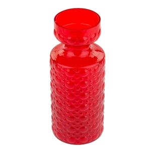 79373 HERBERT KNY CZERWONY WAZON Z BĄBELKAMI ŚWIETNY DESIGN (2).jpg