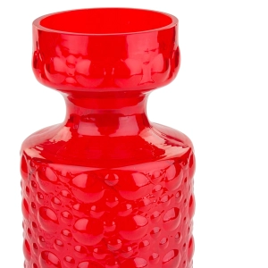 79373 HERBERT KNY CZERWONY WAZON Z BĄBELKAMI ŚWIETNY DESIGN (3).jpg