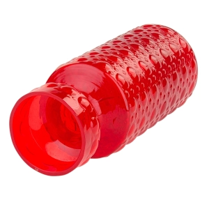 79373 HERBERT KNY CZERWONY WAZON Z BĄBELKAMI ŚWIETNY DESIGN (7).jpg