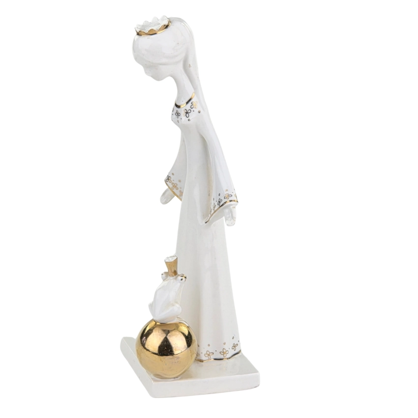 79382 AQUINCUM WĘGRY FIGURKA KSIĘŻNICZKI I ŻABY RĘCZNIE MALOWANA 1972 ROK (1).jpg