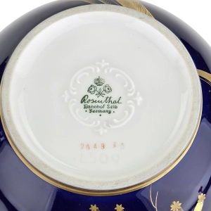 79387 ROSENTHAL KOBALTOWY BANIASTY WAZON ZE ZŁOTYM KWIATEM (9).jpg