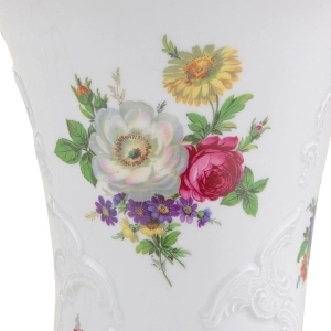 79388 ROYAL KPM PIĘKNY DUŻY WAZON KRATER RELIEFY I KOLOROWE KWIATY (7).jpg