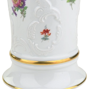 79388 ROYAL KPM PIĘKNY DUŻY WAZON KRATER RELIEFY I KOLOROWE KWIATY (8).jpg