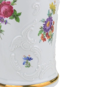 79388 ROYAL KPM PIĘKNY DUŻY WAZON KRATER RELIEFY I KOLOROWE KWIATY (9).jpg