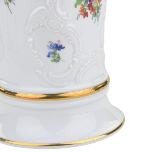 79388 ROYAL KPM PIĘKNY DUŻY WAZON KRATER RELIEFY I KOLOROWE KWIATY (10).jpg
