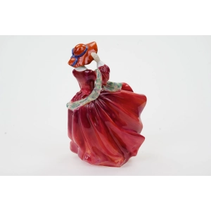70203 ROYAL DOULTON FIGURKA NIEWIASTY W CZERWONEJ SUKNI TOP O’ THE HILL (3).JPG