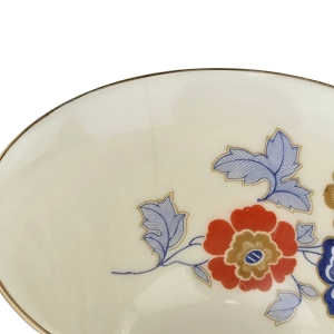 79401 ROSENTHAL EMPIRE KOŚĆ SŁONIOWA I KOLOROWE KWIATY ŚNIADANIÓWKA (6).jpg