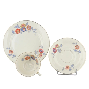 79401 ROSENTHAL EMPIRE KOŚĆ SŁONIOWA I KOLOROWE KWIATY ŚNIADANIÓWKA (8).jpg