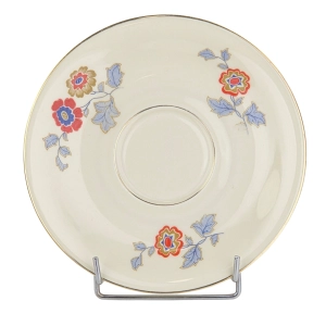 79401 ROSENTHAL EMPIRE KOŚĆ SŁONIOWA I KOLOROWE KWIATY ŚNIADANIÓWKA (12).jpg
