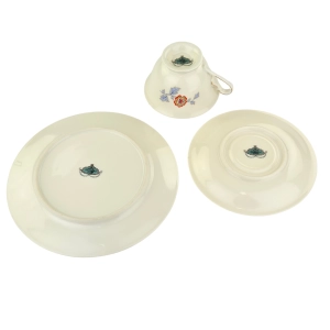 79401 ROSENTHAL EMPIRE KOŚĆ SŁONIOWA I KOLOROWE KWIATY ŚNIADANIÓWKA (14).jpg