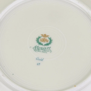 79413 SORAU ŻARY MOZART TALERZ DO ZUPY KOŚĆ SŁONIOWA I ZŁOCENIA (10).jpg