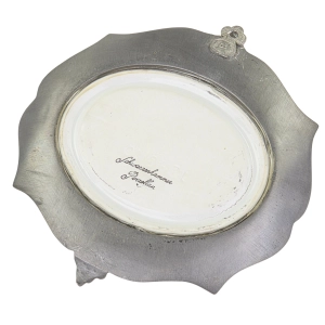 79417 SCHWARZENHAMMER PTASZKI NA PORCELANIE W CYNOWEJ RAMIE MODRASZKI ZWYCZAJNE (5).jpg