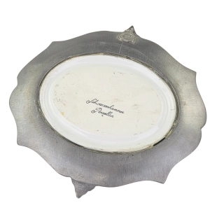 79421 SCHWARZENHAMMER PTASZKI NA PORCELANIE W CYNOWEJ RAMIE Z SZCZYGŁAMI ZWYCZAJNYMI (4).jpg
