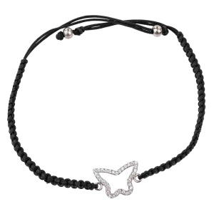 79435 SREBRNA BRANSOLETKA DAMSKA 925 Z MOTYLKIEM NA CZARNYM SZNURKU (1).jpg