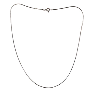 79455 PIĘKNY STARY SREBRNY ŁAŃCUSZEK ŻMIJKA PRÓBA 925 WAGA 3,6 G DŁ. 45 CM (1).jpg