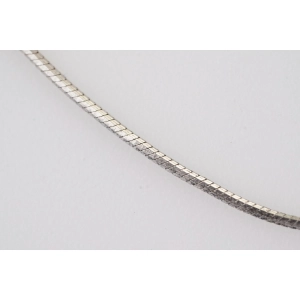 79455 PIĘKNY STARY SREBRNY ŁAŃCUSZEK ŻMIJKA PRÓBA 925 WAGA 3,6 G DŁ. 45 CM (2).jpg