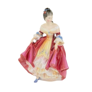 79497 ROYAL DOULTON SOUTHERN BELLE FIGURKA NIEWIASTY W CZERWONEJ SUKNI (2).jpg