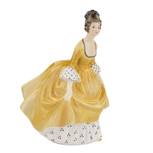 79498 ROYAL DOULTON CORALIE FIGURKA NIEWIASTY W ŻÓŁTEJ SUKNI (3).jpg