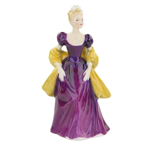 79501 ROYAL DOULTON LORETTA FIGURKA NIEWIASTY Z ŻÓŁTYM SZALEM (2).jpg