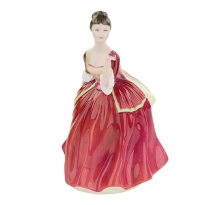 ROYAL DOULTON FLOWER OF LOVE FIGURKA NIEWIASTY Z RÓŻĄ NA DŁONI