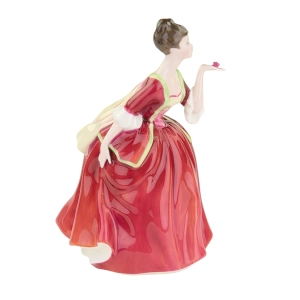 79502 ROYAL DOULTON FLOWER OF LOVE FIGURKA NIEWIASTY Z RÓŻĄ NA DŁONI (4).jpg