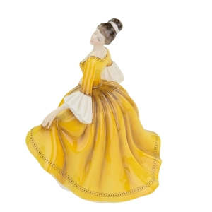 79504 ROYAL DOULTON STEPHANIE FIGURKA NIEWIASTY W ŻÓŁTEJ SUKNI (3).jpg