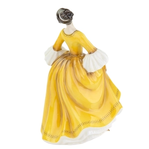 79504 ROYAL DOULTON STEPHANIE FIGURKA NIEWIASTY W ŻÓŁTEJ SUKNI (4).jpg