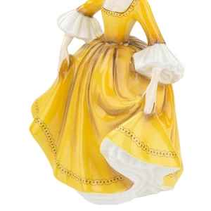 79504 ROYAL DOULTON STEPHANIE FIGURKA NIEWIASTY W ŻÓŁTEJ SUKNI (7).jpg
