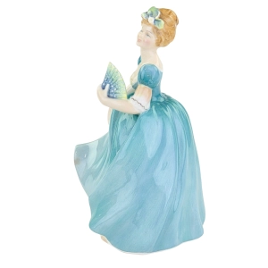 79509 FRANCESCA ART FIGURINE EUGENIE FIGURKA NIEWIASTY W TURKUSOWEJ SUKNI Z WACHLARZEM (3).jpg