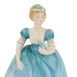 79509 FRANCESCA ART FIGURINE EUGENIE FIGURKA NIEWIASTY W TURKUSOWEJ SUKNI Z WACHLARZEM (6).jpg