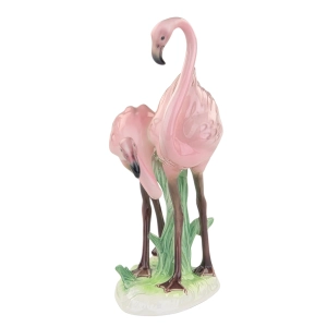GOEBEL PARA FLAMINGÓW UROCZA OGROMNA FIGURA WYS. 33,5 CM