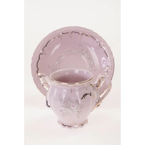 47143 CHODOV FILIŻANKA MOKKA Z RÓŻOWEJ PORCELANY CUDEŃKO Z RELIEFAMI (4).jpg