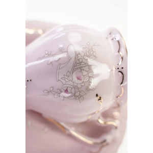 47143 CHODOV FILIŻANKA MOKKA Z RÓŻOWEJ PORCELANY CUDEŃKO Z RELIEFAMI (3).jpg
