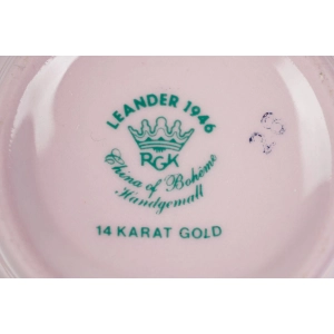 44244 LOUČKY LEANDER AMIS RÓŻOWA PORCELANA FILIŻANKA ZE SPODKIEM RÓŻYCZKI (5).jpg