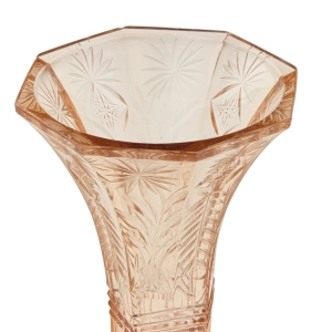 79560 ZAWIERCIE NIETYPOWY ŁOSOSIOWY WAZON NA STOPIE W STYLU ART-DECO #198 RĘCZNIE SZLIFOWANY (5).jpg