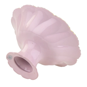 79599 LEANDER FELICJA GŁĘBSZA PATERKA NA NÓŻCE NA CZEKOLADKI Z RÓŻOWEJ PORCELANY KOLOROWE KWIATKI (8).jpg