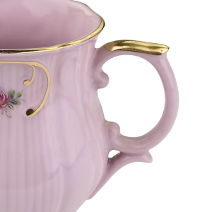79619 STRUŽNA ŁADNY KUBEK Z RÓŻOWEJ PORCELANY RĘCZNIE MALOWANE RÓŻYCZKI (4).jpg