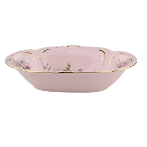 79632 CHODOV ANFRA OWALNA MISECZKA Z RÓŻOWEJ PORCELANY BUKIETY KWIATÓW (3).jpg