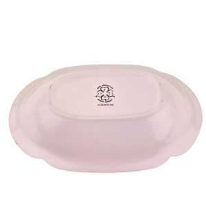 79632 CHODOV ANFRA OWALNA MISECZKA Z RÓŻOWEJ PORCELANY BUKIETY KWIATÓW (7).jpg